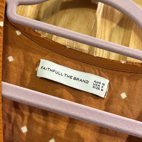 Faithful The Brand Polka Dot Wrap Dress - Picture 6 of 13